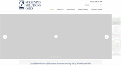 Desktop Screenshot of phantomscreensohio.com