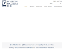 Tablet Screenshot of phantomscreensohio.com